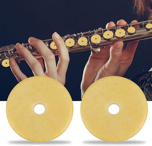 Professional 16-Piece Flute Pad Set for Repair, Premium Felt Soundproof Pads Replacement for YAMAHA Flutes, Leak-Proof & Long-Lasting in Saudi Arabia