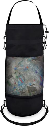 Portable Boat Trash Bag Reusable Container Outdoor Medium Hoop Mesh Trash Bags Reusable Garbage Container Cabin Storage for Men Women Adults Kayak Camper Fishing Sea Printed Marine in Kuwait