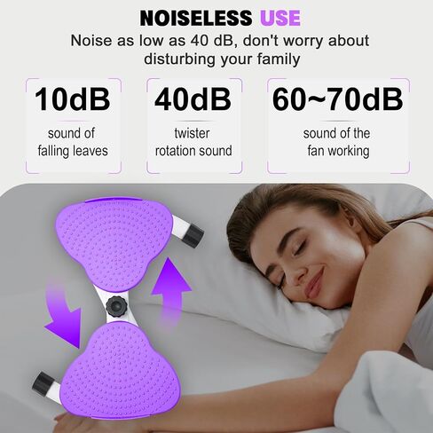 Waist Twisting Machine - 260 lbs Ab Board with Adjustable Resistance Bands, Twist Exercise Machine for Core Workout & Waist Slim, Home Gym Equipment for Women & Men in Saudi Arabia