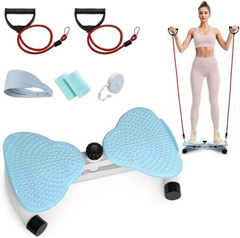 Waist Twisting Machine - 260 lbs Ab Board with Adjustable Resistance Bands, Twist Exercise Machine for Core Workout & Waist Slim, Home Gym Equipment for Women & Men in Saudi Arabia