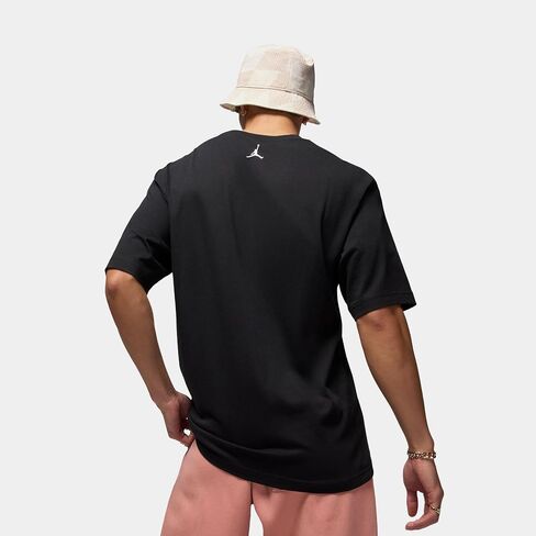 Nike Goat Mens Short Sleeve Shirt (Black/White) in Saudi Arabia