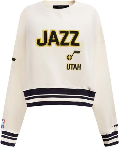 Pro Standard NBA womens Womens Nba Retro Classics Brushed Back French Terry Crewneck Sweatshirt in Saudi Arabia