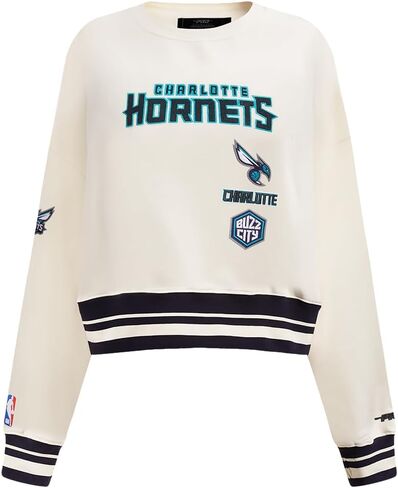 Pro Standard NBA womens Womens Nba Retro Classics Brushed Back French Terry Crewneck Sweatshirt in Saudi Arabia