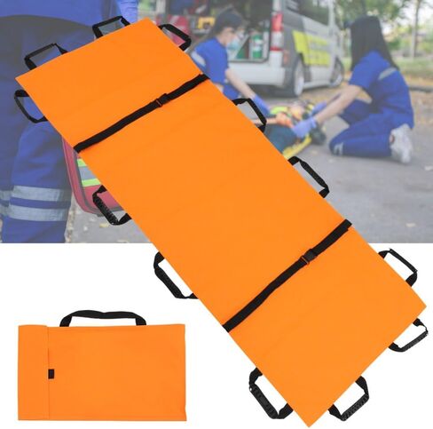 Portable Transport Stretcher with 12 Rubber Handles & Carrying Bag – Dog Stretcher & Gurney, Patient Animal Mover for Outdoor Emergency Casualty Evacuation (Blue - 1 pc) in Saudi Arabia