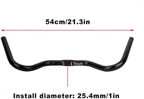 Vintage Aluminum Alloy Bike Handlebar for Mountain and Road Bicycles, Lightweight and Stylish Cycling Handlebar in Saudi Arabia