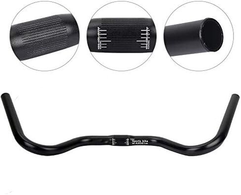 Vintage Aluminum Alloy Bike Handlebar for Mountain and Road Bicycles, Lightweight and Stylish Cycling Handlebar in Saudi Arabia