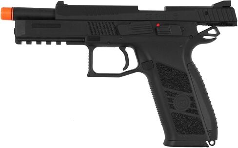 ASG CZ P-09 Airsoft Pistol with Outer Barrel Threading, FDE, Realistic Blowback, 25 Rounds Airsoft BB Gun Pistol, 3-Dot Sight System in Kuwait