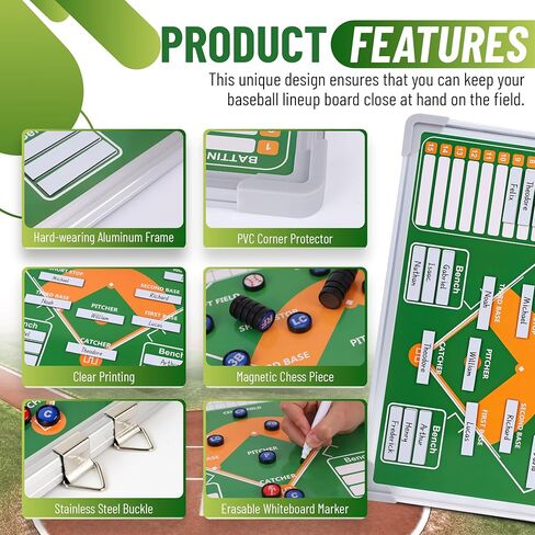 لوحة تدريب ZPU لكرة القدم ، السبورة المغناطيسية لكرة القدم للمدربين ، وتكتيكات كرة القدم الحافظة مع محو جاف ، وقلم العلامات ، والمغناطيس وحقيبة التخزين ، لخطة التدريس واللعبة in Kuwait