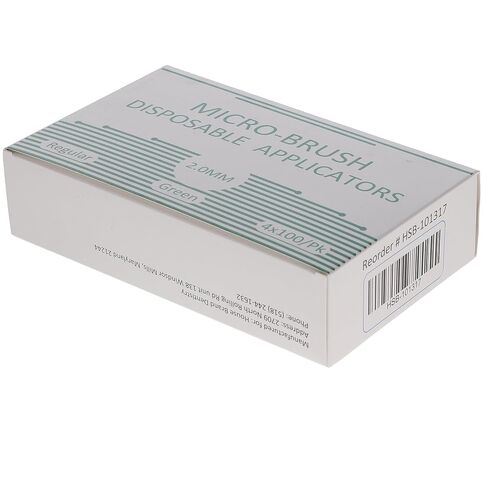 HSB 101310 ، أجهزة تطبيقات الفرشاة الدقيقة ، فرش أسنان قابلة للتصرف ، رقبة قابلة للانحناء للتطبيق الدقيق ، مثالي لتطبيقات الأسنان والمستحضرات التجميلية ، غرامة ، 400/PK in Kuwait