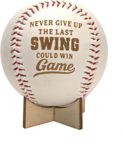 NELXI Inspirational Baseball Gift – Engraved Motivational Quote Baseball for Boys, Men, Teen Athletes – Positive Sports Gift for Son, Grandson, Coach – Encouragement Gift in Saudi Arabia