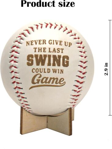 NELXI Inspirational Baseball Gift – Engraved Motivational Quote Baseball for Boys, Men, Teen Athletes – Positive Sports Gift for Son, Grandson, Coach – Encouragement Gift in Saudi Arabia