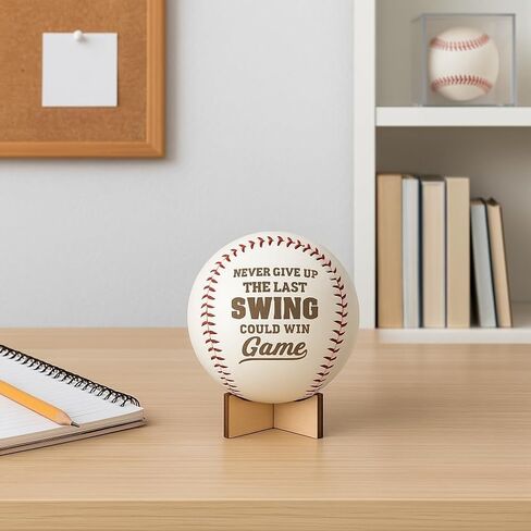 NELXI Inspirational Baseball Gift – Engraved Motivational Quote Baseball for Boys, Men, Teen Athletes – Positive Sports Gift for Son, Grandson, Coach – Encouragement Gift in Saudi Arabia