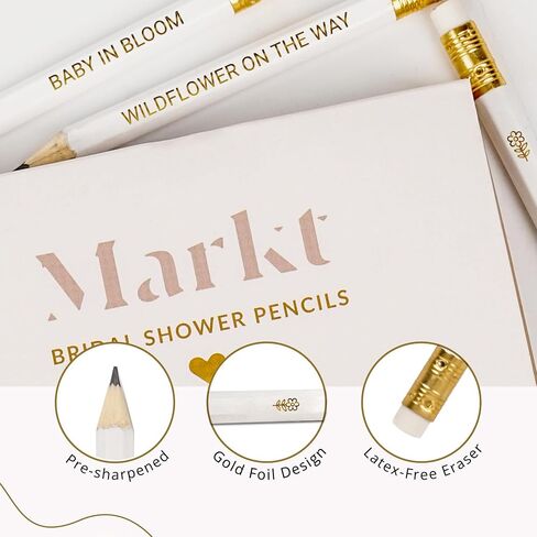 Markt Heart Pencils لألعاب استحمام الطفل وألعاب دش الزفاف وأقلام الرصاص الصغيرة وقلم رصاص وردي صغير لجوائز الألعاب وأقلام الزفاف (أحمر الخدود) in Kuwait