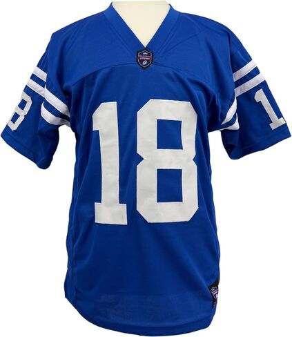 Peyton Manning Jersey Blue Indianapolis | Unisex Adult Sizes S-5XL Unsigned Custom Sewn Stitched in Saudi Arabia