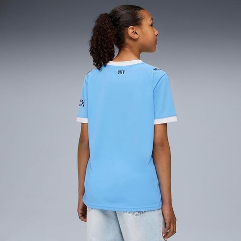 Manchester City FC Kids 2025/26 Home Soccer Jersey - Team Light Blue in Saudi Arabia