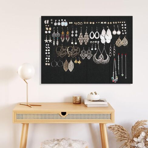 Black Love Cork Board 48 "x36" 12 pcs ， لوحة نشرة المكتب البديلة ، بلاط الجدران المحسوسة مع زحام ذاتي ومستحضرات دبوس كبيرة للديكور الجدران المنزلية in Saudi Arabia