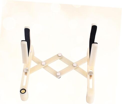 VANZACK Adjustable Plastic Violin Stand Portable Milk White Holder Sponge Pad Lightweight and Foldable Design for Violin Accessories in Saudi Arabia
