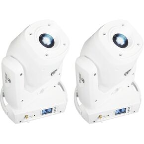 (2) Rockville Rock SPOT 260W White DJ Moving Head LightsWireless DMX+Prism+Gobos in Kuwait