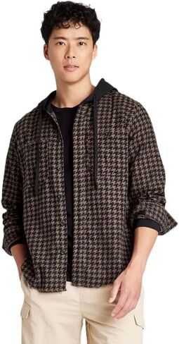Original Use Men's Hooded Button-Down Shirt - in Saudi Arabia
