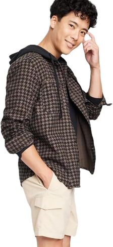 Original Use Men's Hooded Button-Down Shirt - in Saudi Arabia