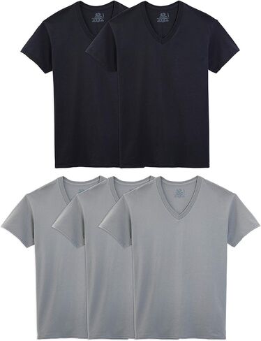 فاكهة لاعب Mens 6pack 6pack أبيض V-nock Thirts Lundershirt L. in Kuwait