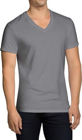 فاكهة لاعب Mens 6pack 6pack أبيض V-nock Thirts Lundershirt L. in Kuwait