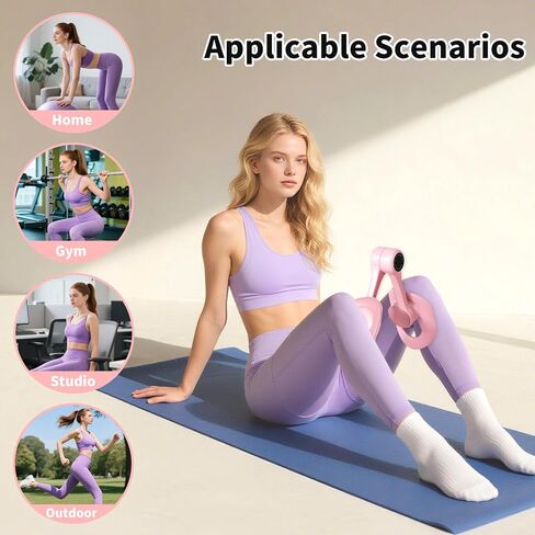 Thigh Master, Pelvic Floor Thigh Exercise Device for Women, Inner Thigh Master Trainer Thigh Strengthening Exerciser Home/Office Workouts in Kuwait