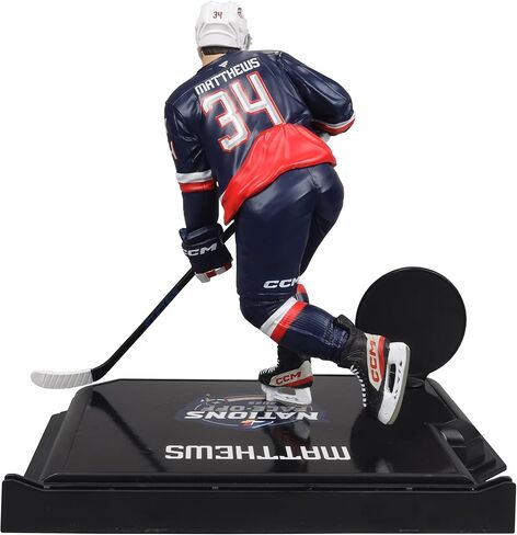 McFarlane Toys - Auston Matthews (Team USA) NHL 7in Posed Figure 4 Nations Face Off McFarlane's SportsPicks in Saudi Arabia