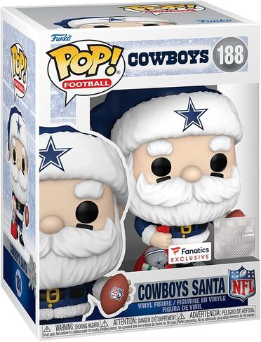 Funko Dallas Cowboys Santa Pop! Fanatics Exclusive Vinyl Figure in Saudi Arabia