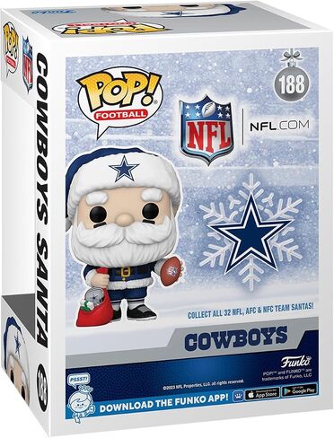 Funko Dallas Cowboys Santa Pop! Fanatics Exclusive Vinyl Figure in Saudi Arabia