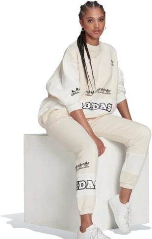 أديداس أوريجينالز شعار Trefoil Play Sweater Wonder White Lg in Saudi Arabia
