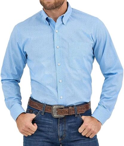 Wrangler Cody Johnson Blue Paisley Shirt in Saudi Arabia