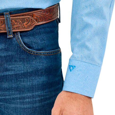 Wrangler Cody Johnson Blue Paisley Shirt in Saudi Arabia