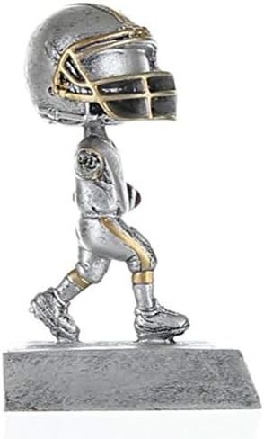 Decade Awards Football Bobblehead Trophy - 5.5 Inch Tall | Engraved Football Award - Customize Now in Saudi Arabia