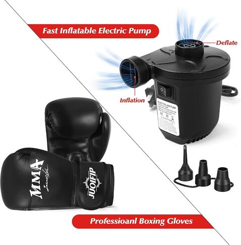 Heavy Freestanding Punching Bag for Adults Teens, 70" Standing Boxing Bag with Gloves and Pump, Women Men Stand Kickboxing Bags for Boxing Training MMA Fitness Home Gym Martial Arts in Kuwait