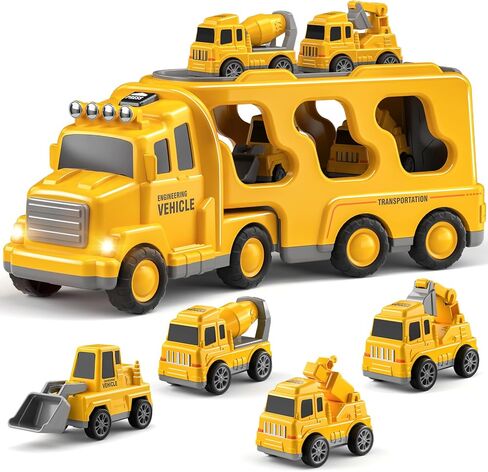 لعبة Bennol Toddler Toys لـ 1 2 3 3 4 5 6 سنوات أولاد ، 7 في 1 شاحنات سيارة النار مع حصيرة اللعب والهدايا ، هدايا عيد ميلاد للأطفال الصغار الأولاد الفتيات العمر 1-3 3-5 in Kuwait
