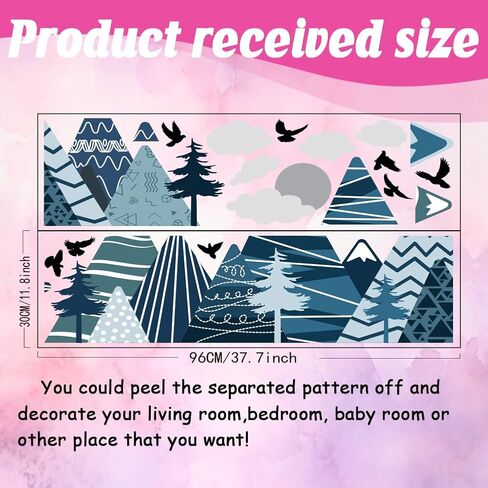 SUPERDANT Dog Wall Stickers Watercolor Dogs Animals Wall Decal Puppy with Paw Print Decals Peel and Stick Vinyl Art Sticker Wallpaper for Kid's Room Bedroom Livingroom Nursery Decoration in Saudi Arabia