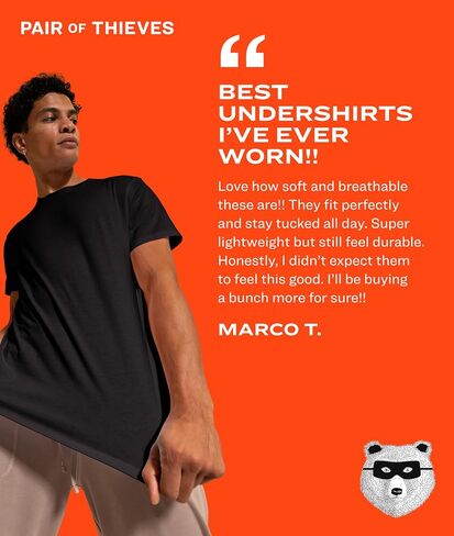 Pair of Thieves RFE Flattering Crew Neck Undershirt – 3 Pack White, Medium – Soft, Breathable 100% Cotton Crew Neck Tees for All-Day Comfort in Saudi Arabia