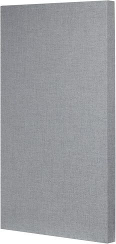 لوحة صوتية ممتصة للصوت من ATS Acoustics مع قماش سونا، NRC 1.0، مقاومة للحريق، 24 بوصة × 36 بوصة × 2 بوصة (بلاتينية) in Kuwait