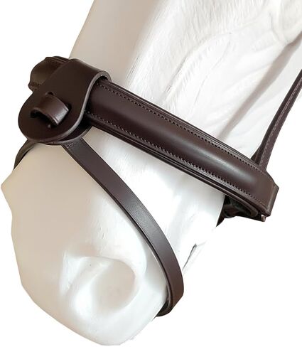 Flash Noseband Strap Attachment with Converter for English Leather Horse Bridle in Saudi Arabia