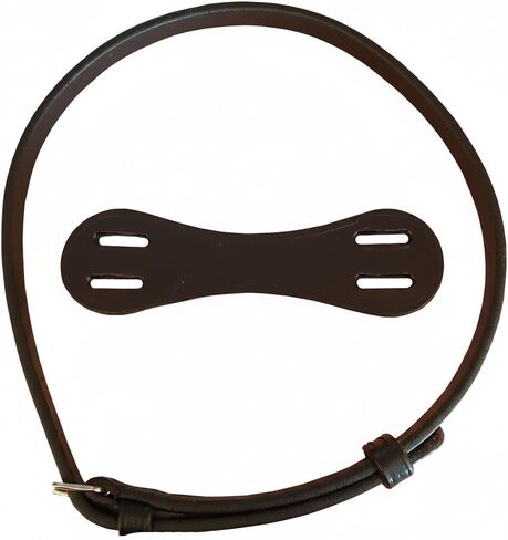 Flash Noseband Strap Attachment with Converter for English Leather Horse Bridle in Saudi Arabia