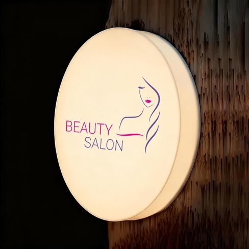 Custom LED Lightbox Sign, Illuminated Advertising Store Sign, Logo Branding Signage, Outdoor Signboard for Shops, Restaurants, Cafés, Studios and Tea Salons (Three-Sided Printed) in Saudi Arabia