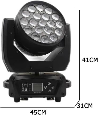 Only Flight Case 2in1 for LED Wash 19x15W Moving Head RGBW Stage Light DXM for DJ Disco Bar Party Stage Lighting Equipment in Saudi Arabia