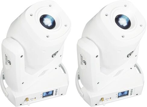 (2) Rockville Rock SPOT 260W White DJ Moving Head LightsWireless DMX+Prism+Gobos in Saudi Arabia