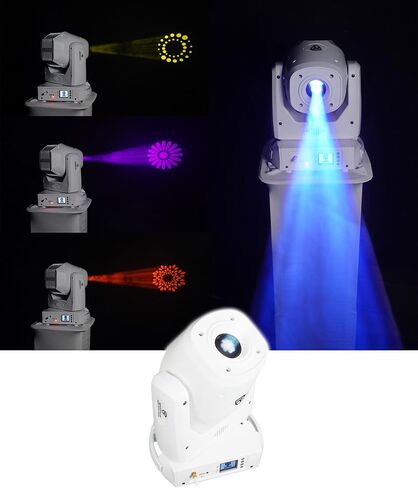 (2) Rockville Rock SPOT 260W White DJ Moving Head LightsWireless DMX+Prism+Gobos in Saudi Arabia