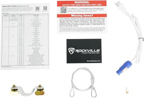 (2) Rockville Rock SPOT 260W White DJ Moving Head LightsWireless DMX+Prism+Gobos in Saudi Arabia