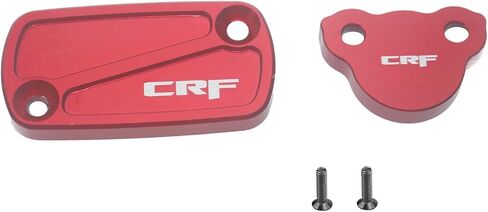غطاء غطاء سائل خزان الفرامل الأمامية الخلفية باستخدام الحاسب الآلي لـ CR125R CR250R 02-07 CRF150R 07-24 CRF250R 04-24 CRF250X 04-17 CRF250RX 19-24 CRF250F 19-24 CRF450R CRF450RX الدراجة الترابية (أسود) in Saudi Arabia