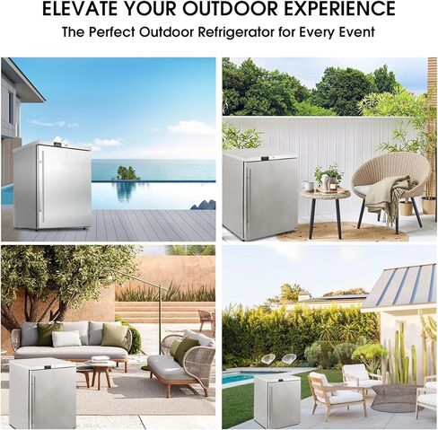 Freezer HCK ، ثلاجة Undercounter مع جسم من الفولاذ المقاوم للصدأ ، والتحكم في درجة الحرارة الإلكترونية ، والباب القابل للقفل ، و 3 سلال متحركة ، وتصميم مدمج للاستخدام المنزلي والتجاري ، -11.2 درجة فهرنهايت إلى 3.2 ℉ ، 4.1 cu.ft. in Kuwait