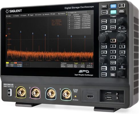Siglent Technologies SDS1204X HD 200MHz 12bit تخزين الرقمية الذبذبات 4ch in Kuwait