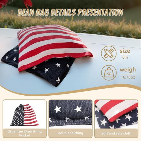 Cornhole Board Set,Corn Hole Games for Adults Outdoor,2X4FT Solid Wood Regulation Cornhole Boards with 8 Cornhole Beans Bags & Carry Case in Saudi Arabia